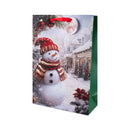 Snowman Gift Bag Extra Large 6pk
