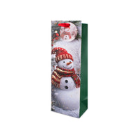 Snowman Gift Bag Bottle 6pk