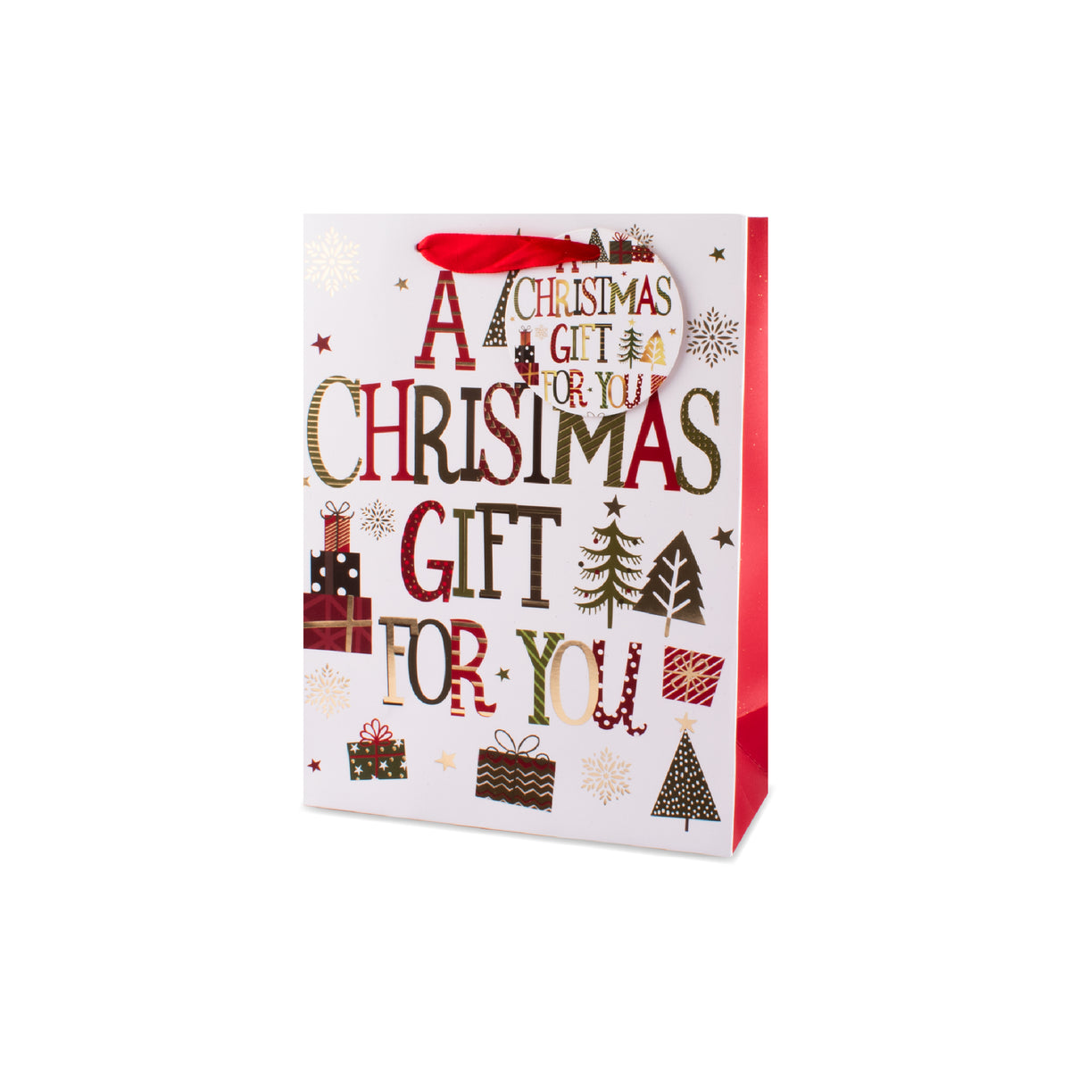 A Christmas Gift For You Gift Bag Medium 6pk