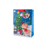 Cute Reindeer Gift Bag Medium 6pk