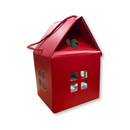 Tiger Feet red house flat gift box hamper, 12x12x18cm, 6 pack