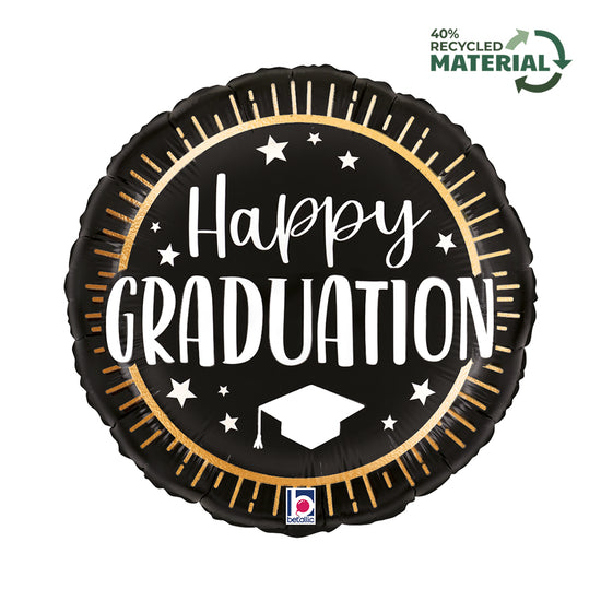 Grabo Happy Graduation Seal 18" Foil Balloon