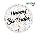 Grabo Satin Birthday Streamers 18" Foil Balloon
