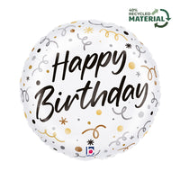 Grabo Satin Birthday Streamers 18" Foil Balloon