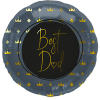 Anagram Best Dad Blue 18" Foil Balloon