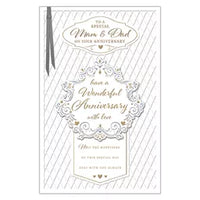 Prelude 6 Pack Cards C375 Everyday Anniversary Mam & Dad Traditional