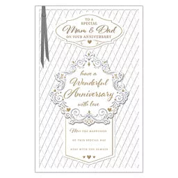 Prelude 6 Pack Cards C375 Everyday Anniversary Mam & Dad Traditional