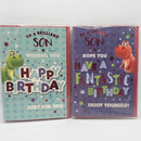 Tiger Feet C50 Birthday Son balloons, 12-pack with colorful birthday designcuntegn
