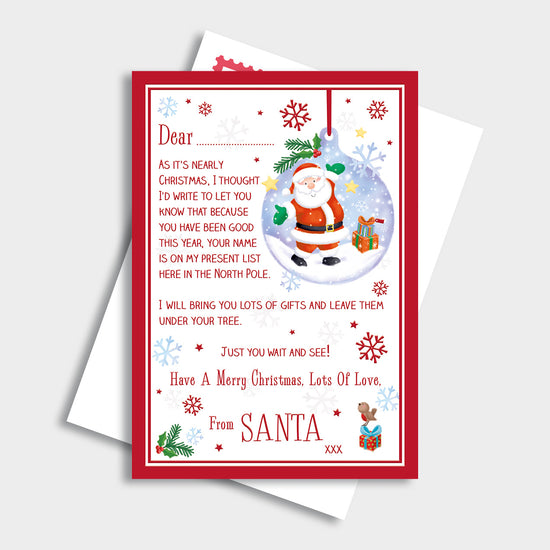 Tiger Feet 12 Pack Letter From Santa