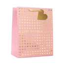 Tiger Feet Mother's Day Bag Gold Hearts Medium 6pk