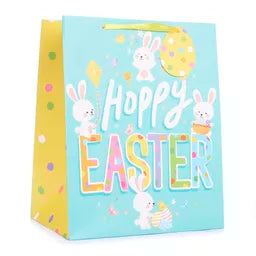 Tiger Feet Gift Bag Easter Bunny Large 6pk