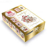 Tiger Feet Christmas C45 Boxed Cards Open 24x30pk
