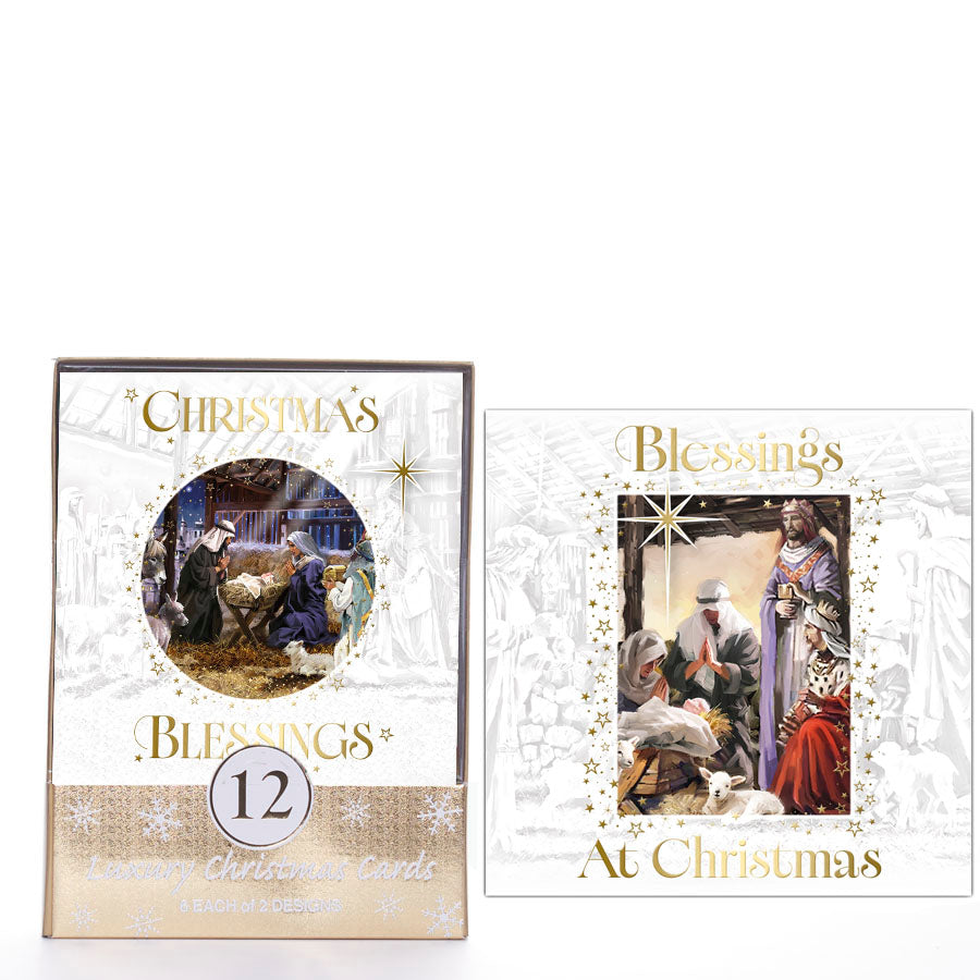 Tiger Feet C50 Christmas Acetates Nativity 24x12pk