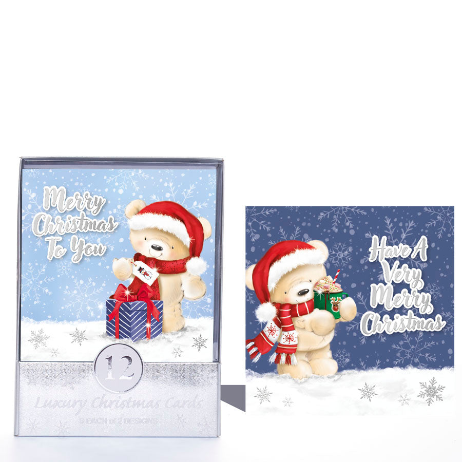 Tiger Feet C50 Christmas Acetates Bear 24x12pk
