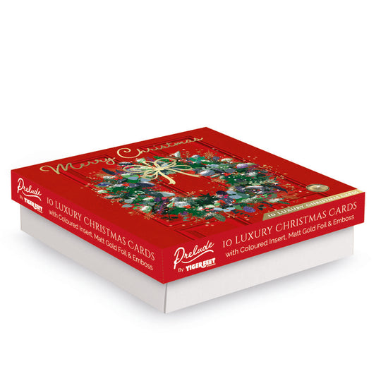 Prelude C160S Christmas Boxed Cards Open 24x10pk