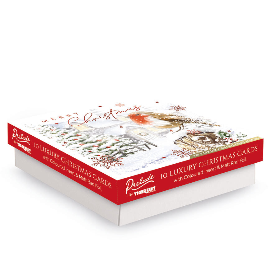 Prelude C160S Christmas Boxed Cards Open 24x10pk