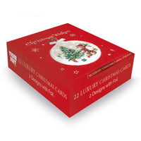 Tiger Feet Christmas Boxed Cards Medium 24x22pk