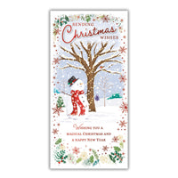 Tiger Feet Christmas Slim Boxed Cards Open 24x18pk