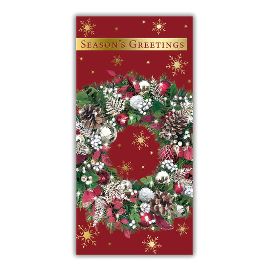 Tiger Feet Christmas Slim Boxed Cards Open 24x18pk