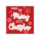 Tiger Feet Christmas Square Boxed Cards 24x40pk