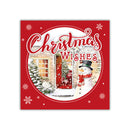 Tiger Feet Christmas Square Boxed Cards 24x40pk
