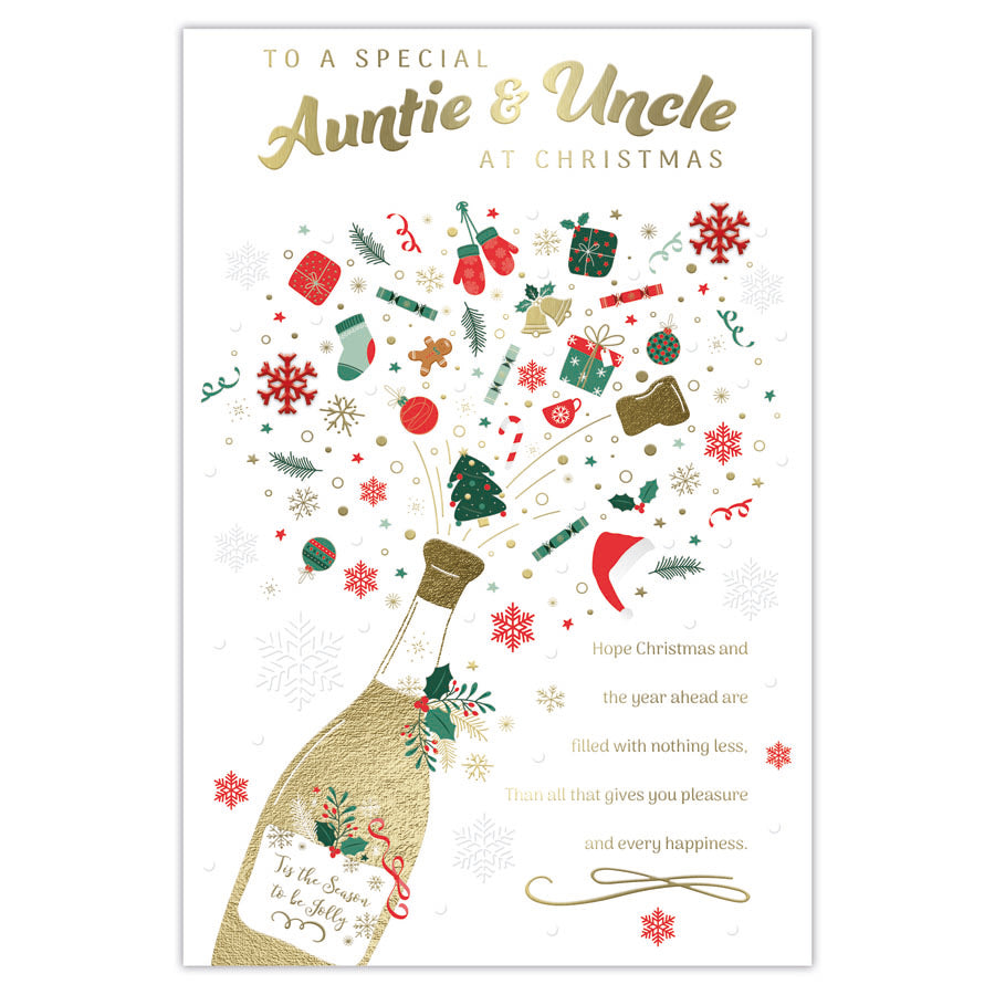 Prelude C75 Christmas Auntie & Uncle 6pk