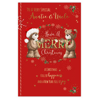 Prelude C75 Christmas Auntie & Uncle 6pk
