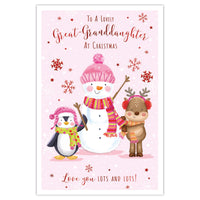 Prelude C75 Christmas Great-Granddaughter 6pk
