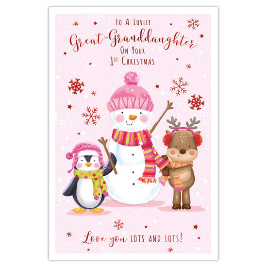 Prelude C75 Great-Granddaughter 1st Christmas 6pk