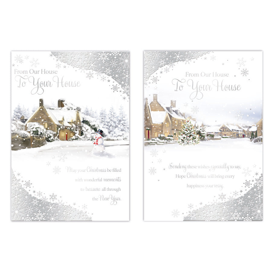 Poppyhill C50 Christmas House To House 12pk