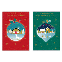 Poppyhill C50 Christmas Grandson & Wife 12pk