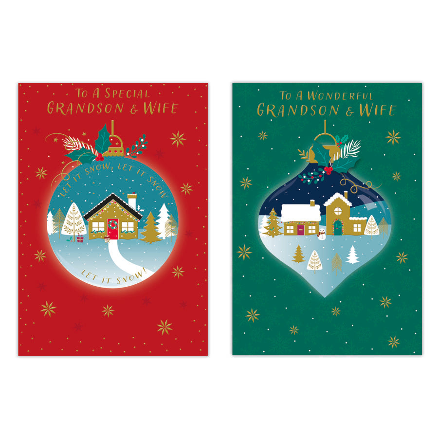 Poppyhill C50 Christmas Grandson & Wife 12pk