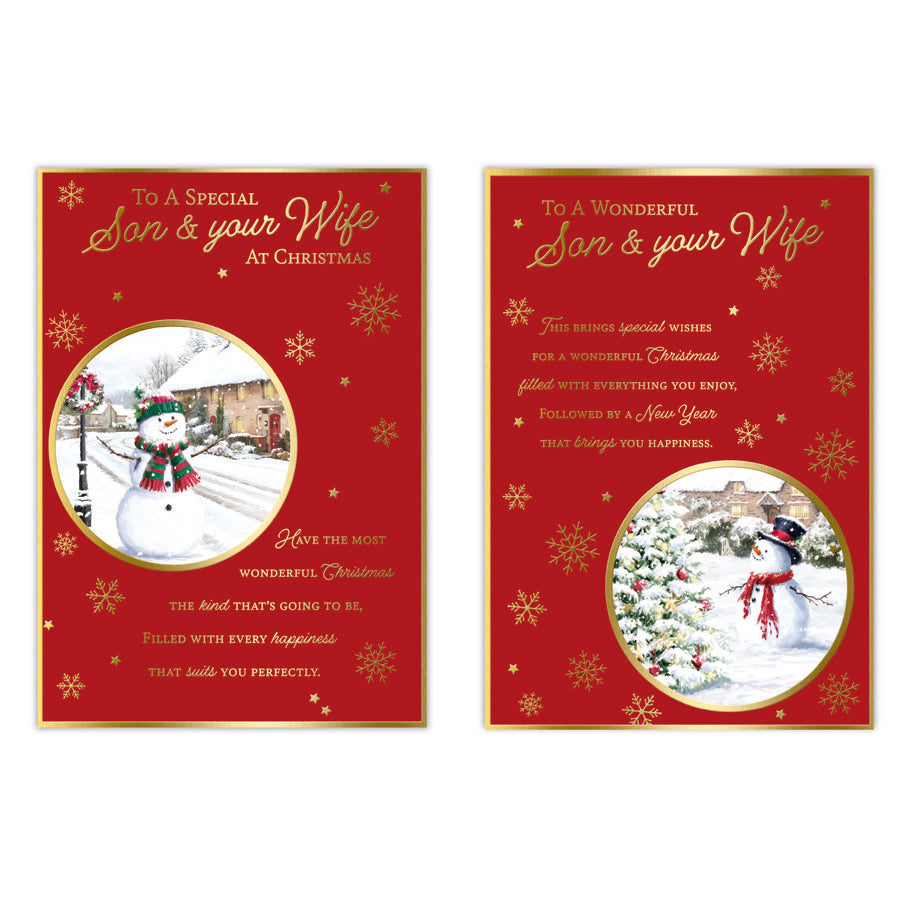 Poppyhill C50 Christmas Son & Wife 12pk