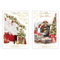 Poppyhill C50 Christmas House To House 12pk