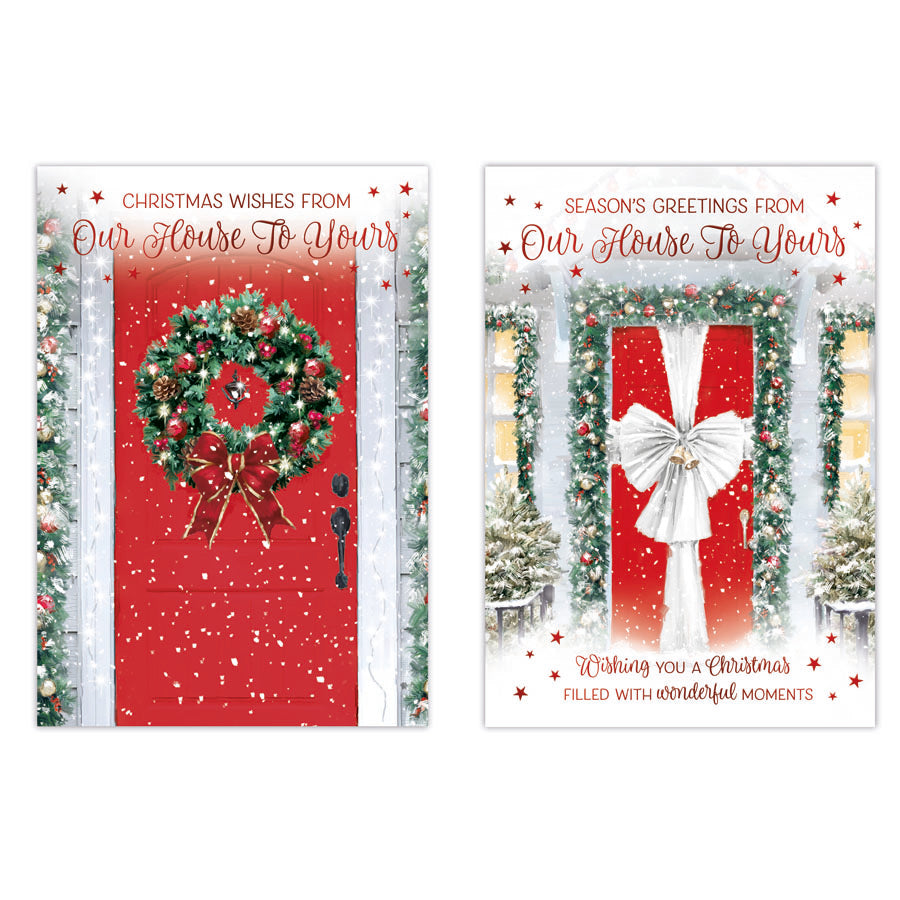 Poppyhill C50 Christmas House To House 12pk