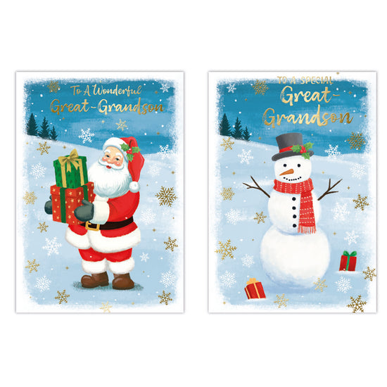Poppyhill C50 Christmas Great-Grandson 12pk