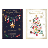 Poppyhill C50 Christmas Daughter & Family 12pk