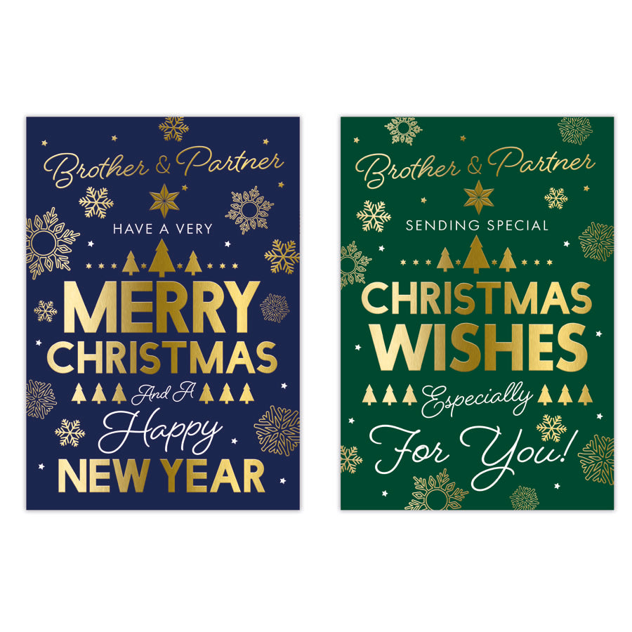 Poppyhill C50 Christmas Brother & Partner 12pk