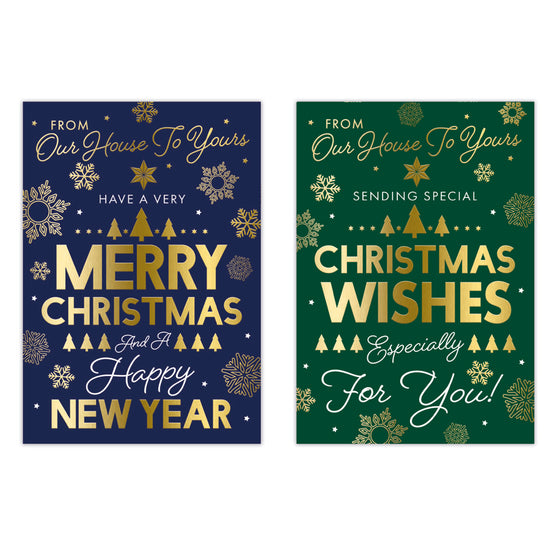 Poppyhill C50 Christmas House To House 12pk