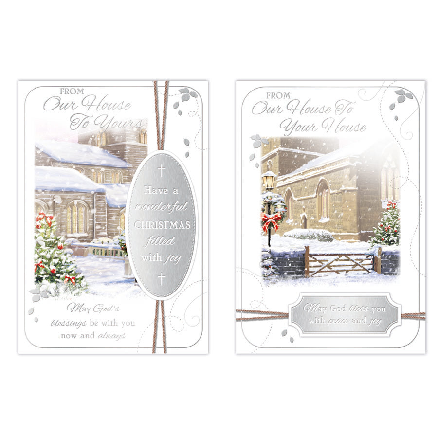 Poppyhill C50 Christmas House To House 12pk