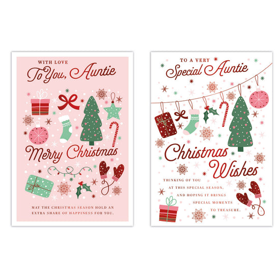 Poppyhill C50 Christmas Auntie 12pk