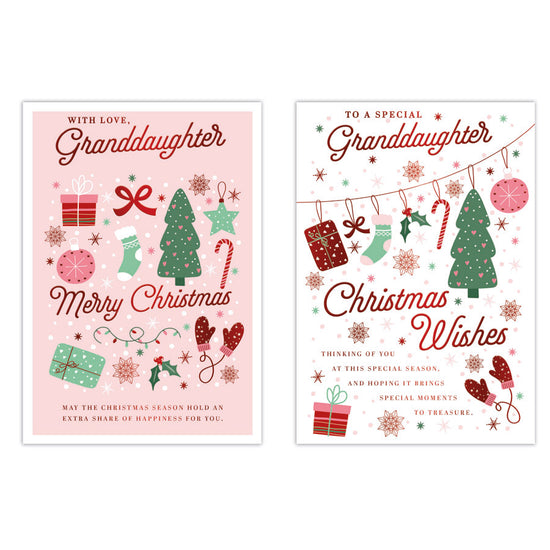Poppyhill C50 Christmas Granddaughter 12pk