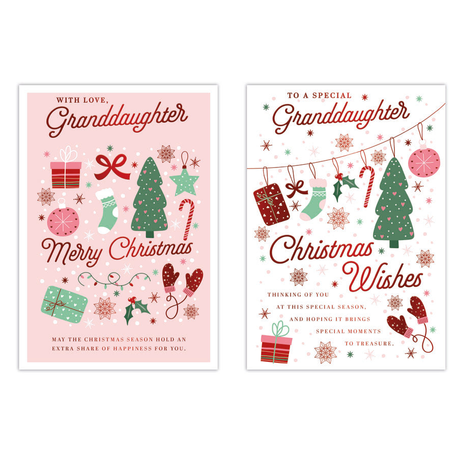 Poppyhill C50 Christmas Granddaughter 12pk
