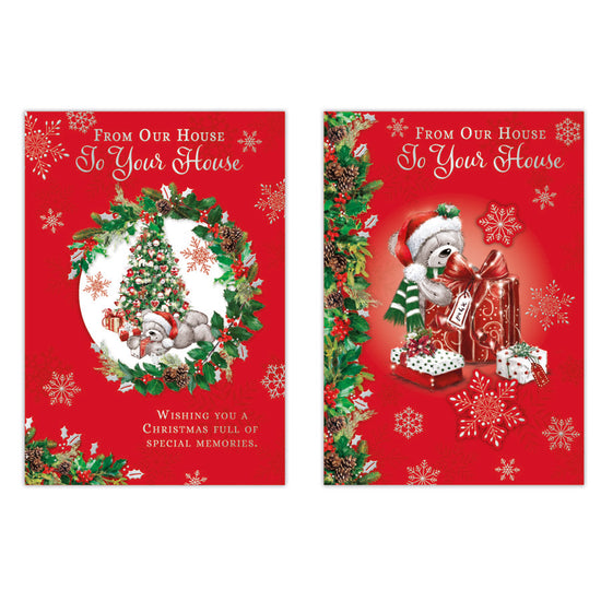 Poppyhill C50 Christmas House To House 12pk