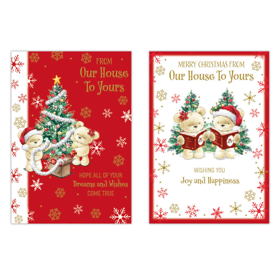 Poppyhill C50 Christmas House To House 12pk