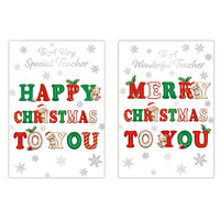 Poppyhill C50 Christmas Teacher 12pk