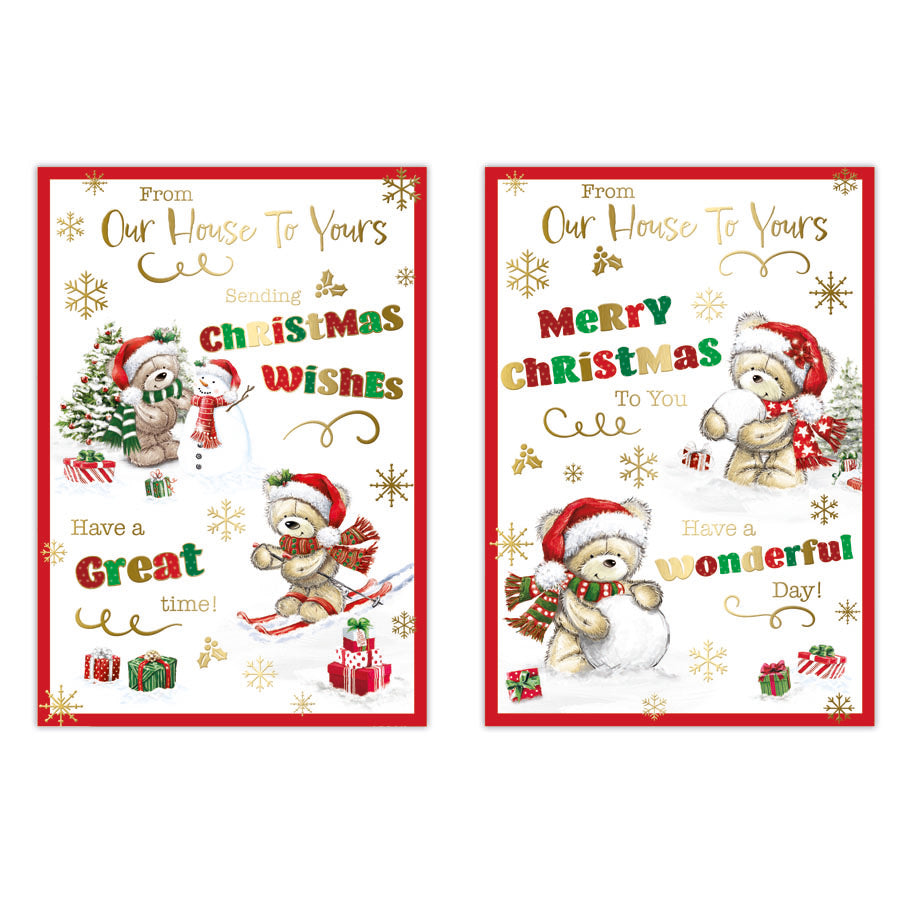 Poppyhill C50 Christmas House To House 12pk