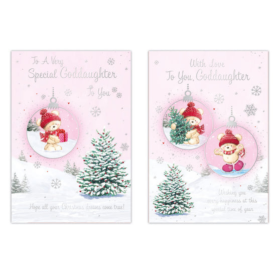Poppyhill C50 Christmas Goddaughter 12pk