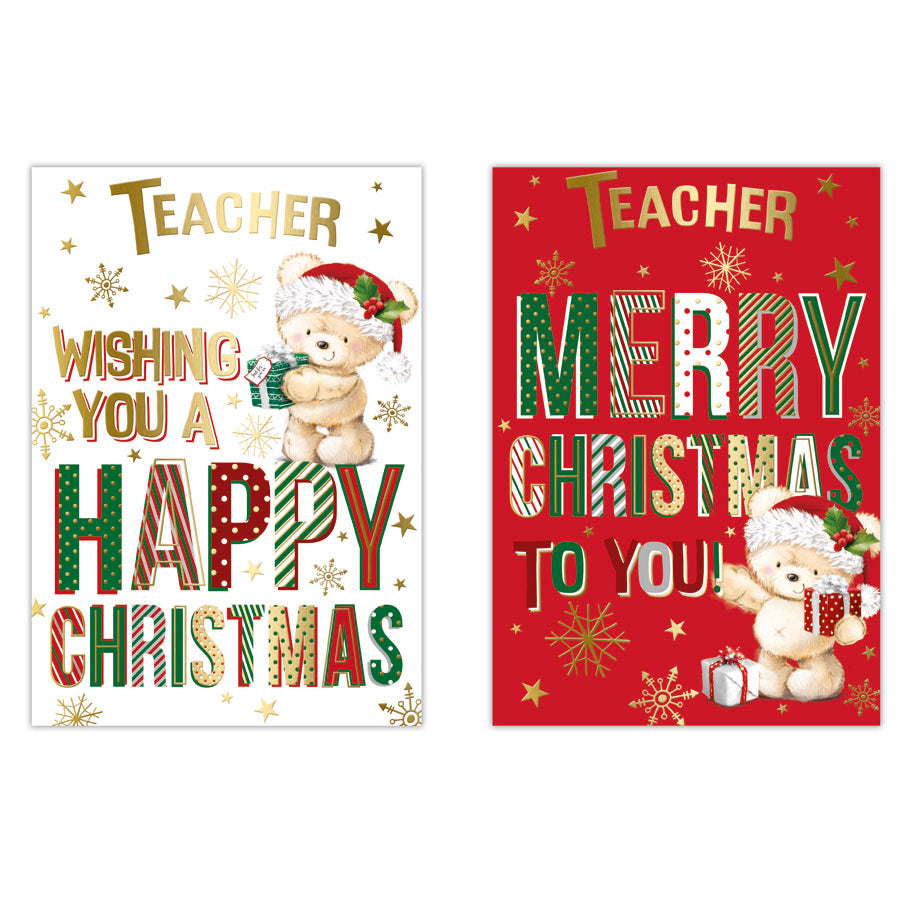 Poppyhill C50 Christmas Teacher 12pk