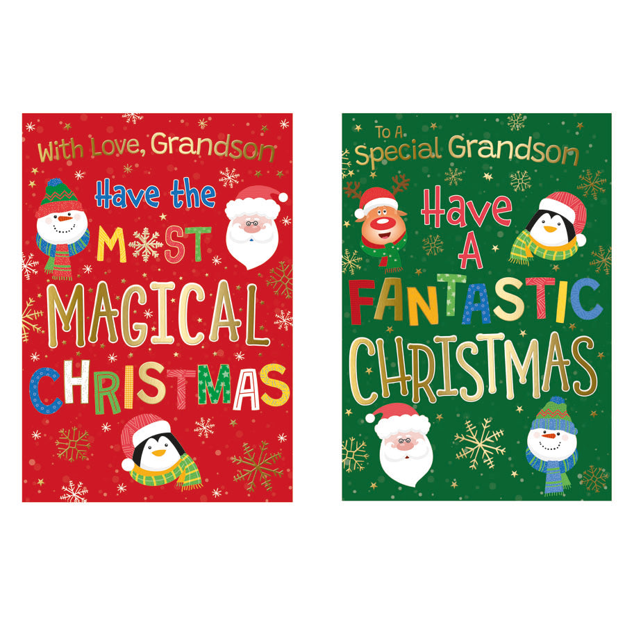 Poppyhill C50 Christmas Grandson 12pk